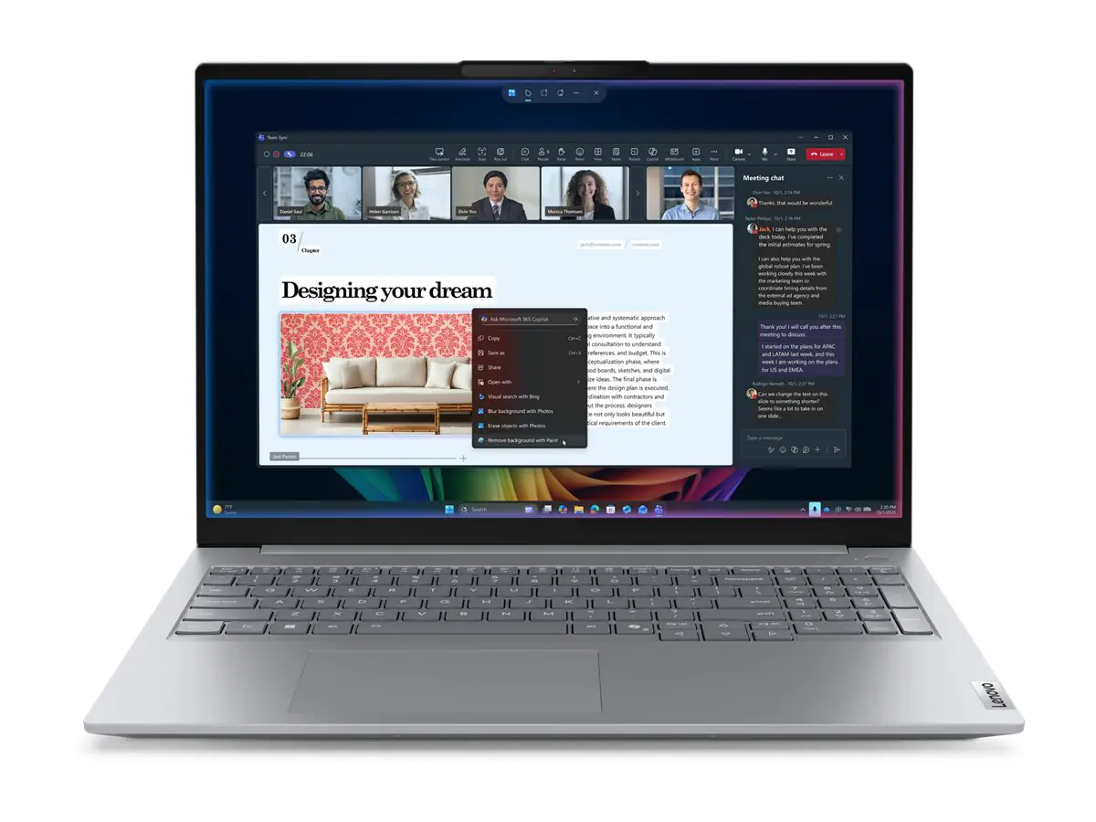 Lenovo ThinkBook 16 G9 IPL 21UR - Intel Core Ultra 7 355 - Win 11 Pro - Intel Graphics - 32 GB