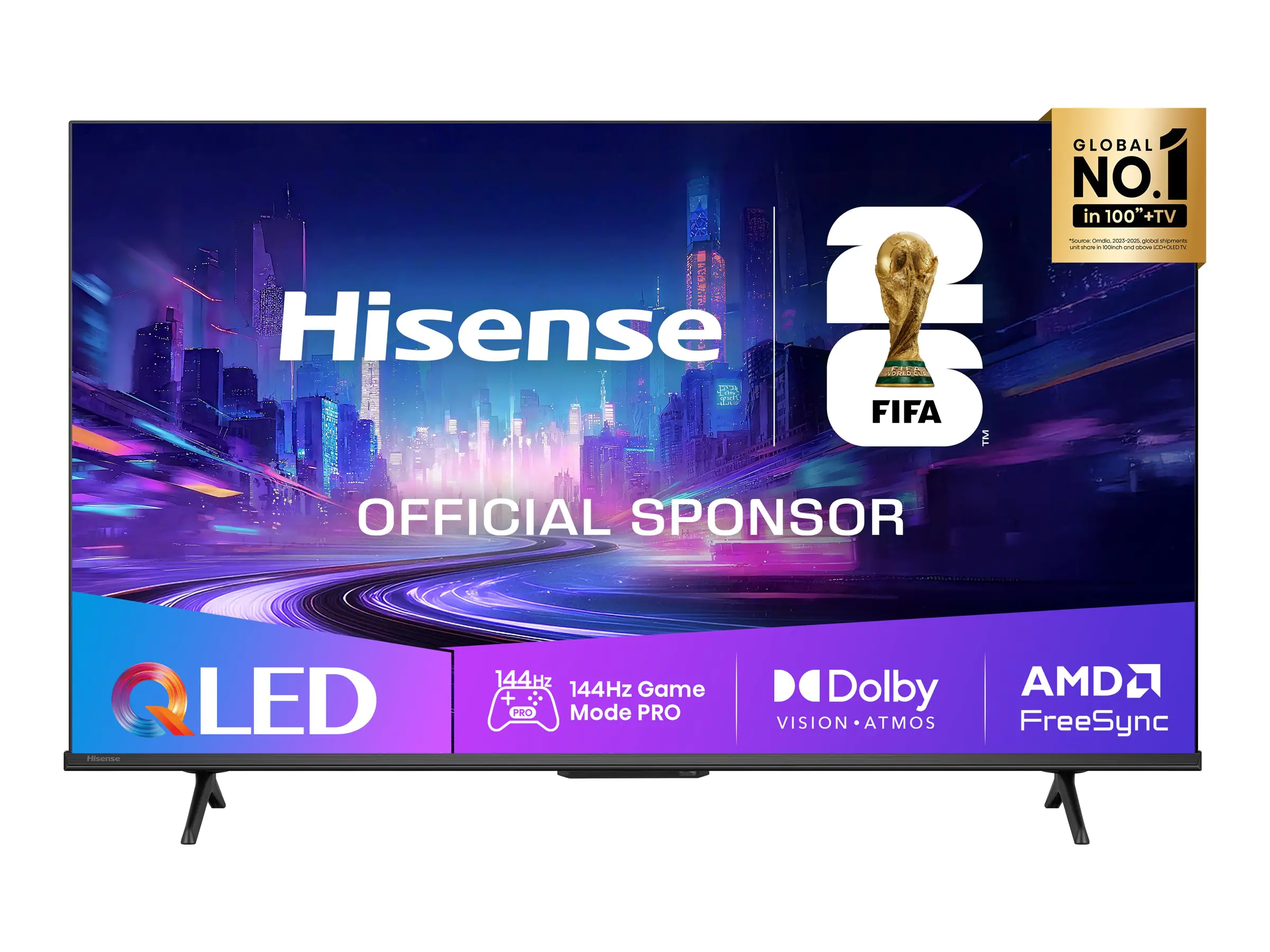 Hisense 43E7Q PRO - 108 cm (43") Diagonalklasse E7Q PRO Series LCD-TV mit LED