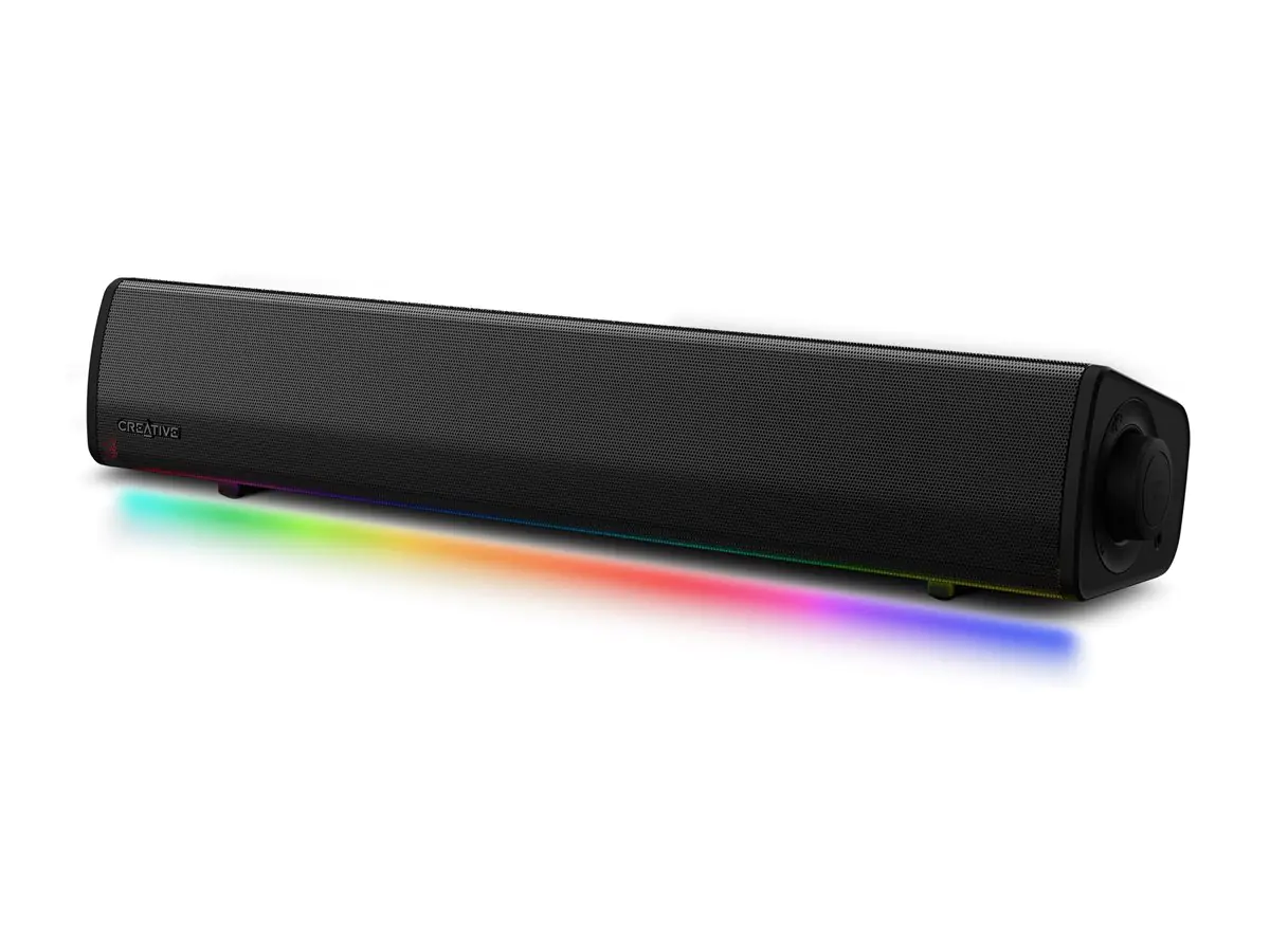 Creative Sound Blaster GS3 - Soundbar - für PC - kabellos - Bluetooth - USB - 12 Watt (Gesamt) - Schwarz