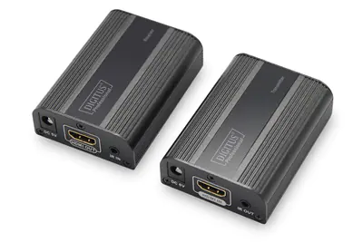 DIGITUS Professional DS-55204 4K HDMI Extender Set - Erweiterung für Video/Audio - bis zu 60 m DIGITUS Professional DS-55204 4K HDMI Extender Set - Erweiterung für Video/Audio - bis zu 60 m
