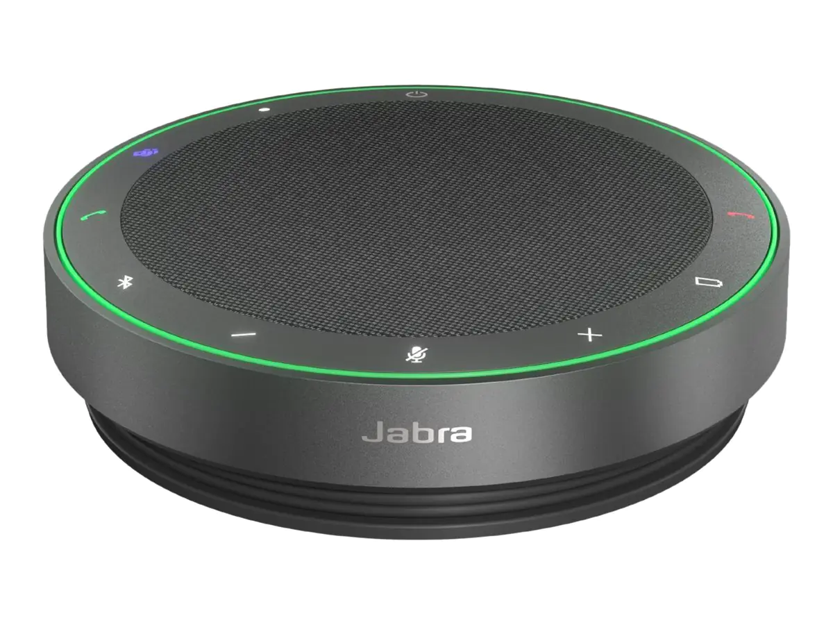 Jabra Speak2 75 MS - Freisprechtelefon - Bluetooth - kabellos - USB-A, USB-C - Dunkelgrau - Certified for Microsoft Teams Rooms, Optimized for Microsoft Teams, Microsoft Swift Pair-zertifiziert
