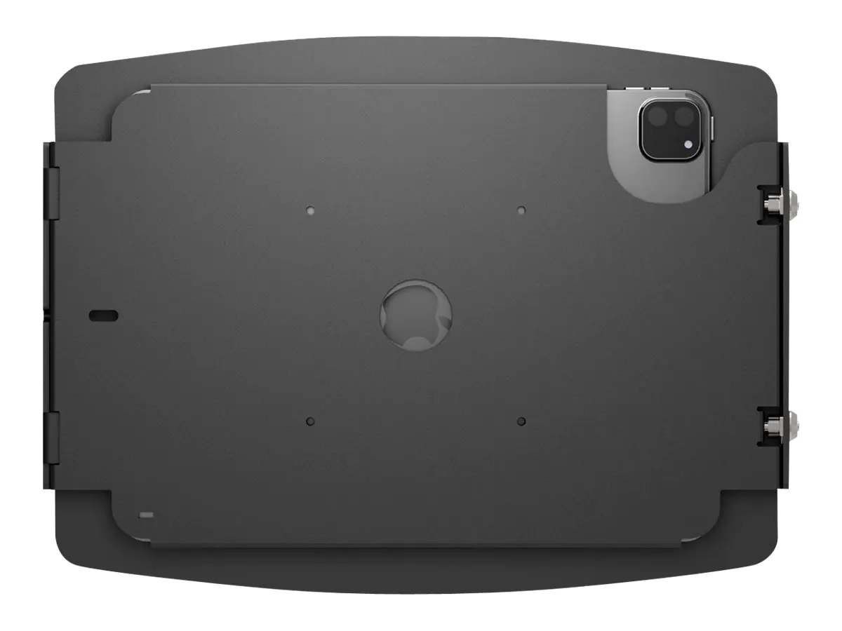 Compulocks iPad Pro 12.9" (3-6th Gen) Space Enclosure Wall Mount - Gehäuse - für Tablett - verriegelbar - Aluminium - Schwarz - Bildschirmgröße: 32.8 cm (12.9") - Montageschnittstelle: 100 x 100 mm - Wandmontage - für Apple 12.9-inch iPad Pro (3. Gen