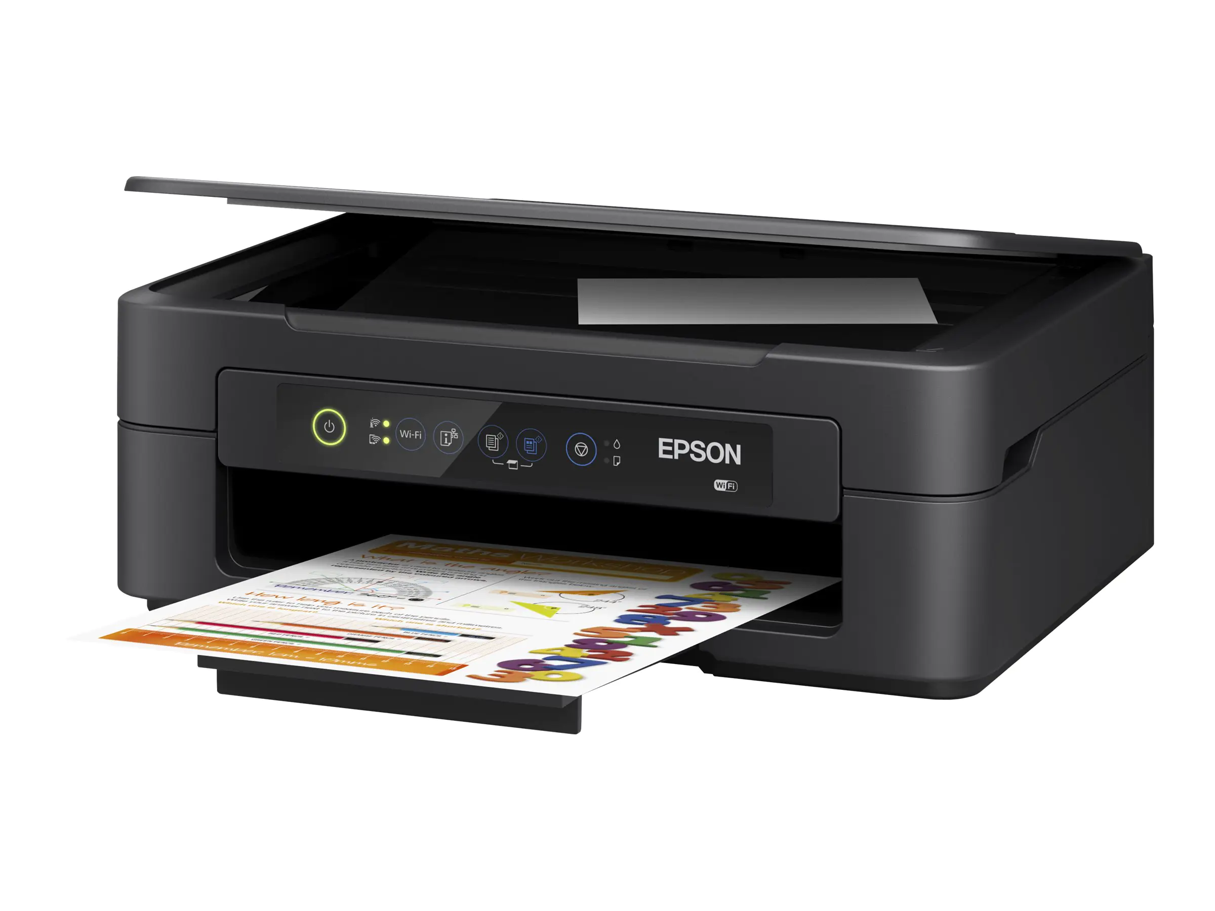 Epson Expression Home XP-2105 - Multifunktionsdrucker - Farbe - Tintenstrahl - A4/Legal (Medien) - bis zu 8 Seiten/Min. (Drucken) - 50 Blatt - USB, Wi-Fi - Schwarz