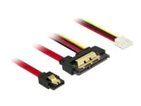 Delock - SATA-Kabel - Serial ATA 150/300/600 - 4-Pin-Mini-Stromversorgungsstecker, SATA (R) bis SATA Combo (R) gerade - 30 cm