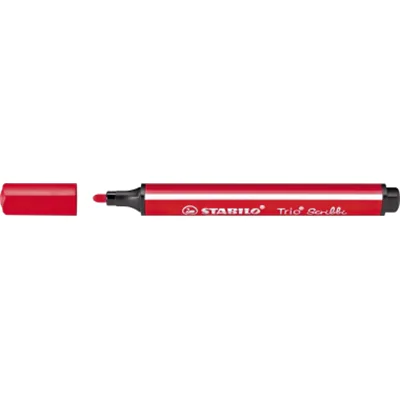 STABILO® Fasermaler Trio® Scribbi 1,5-2mm rot auswaschbar STABILO® Fasermaler Trio® Scribbi 1,5-2mm rot auswaschbar