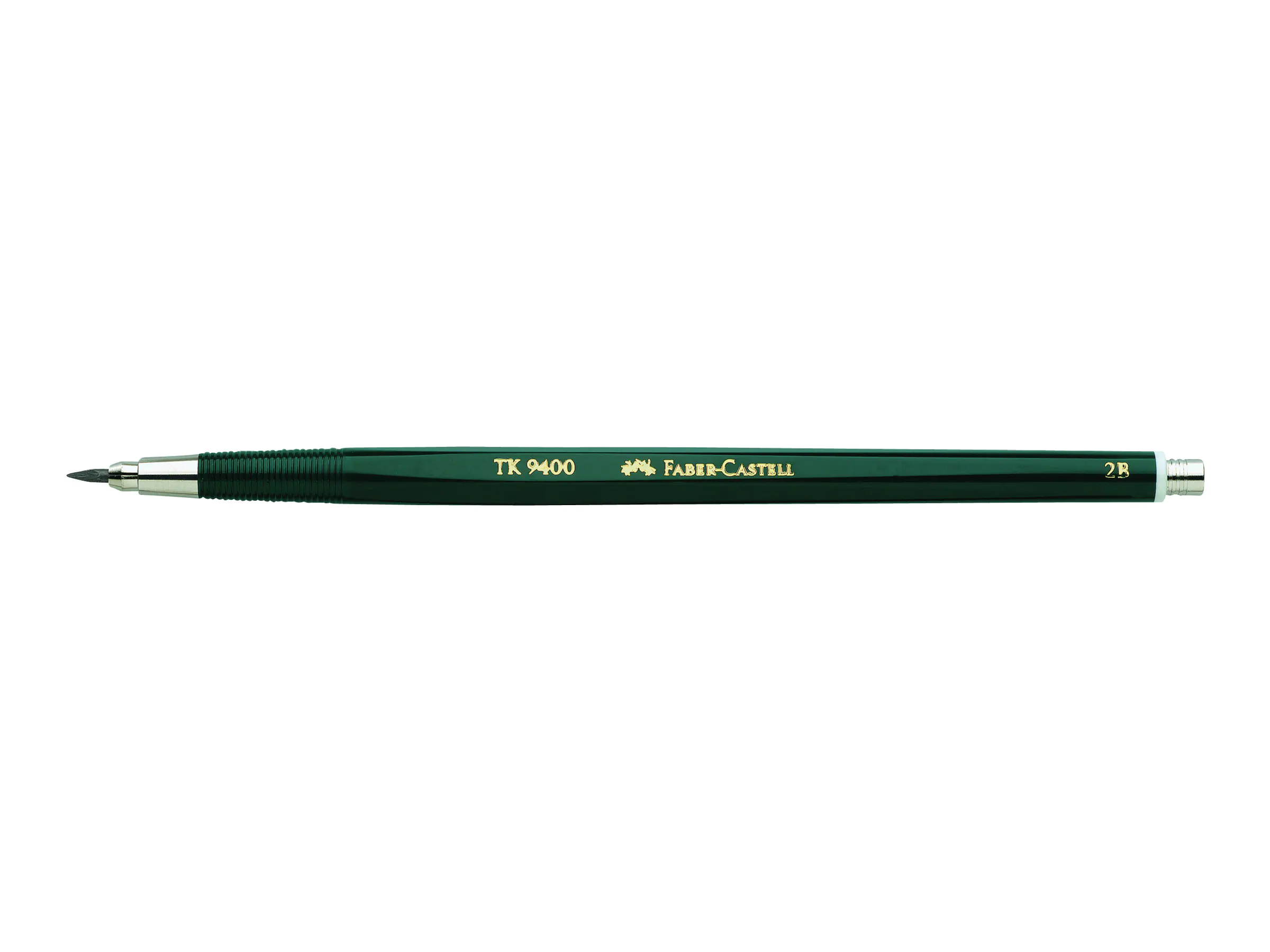 Faber-Castell Fallminenstift TK® 9400 2mm 2B ohne Radierer dunkelgrün