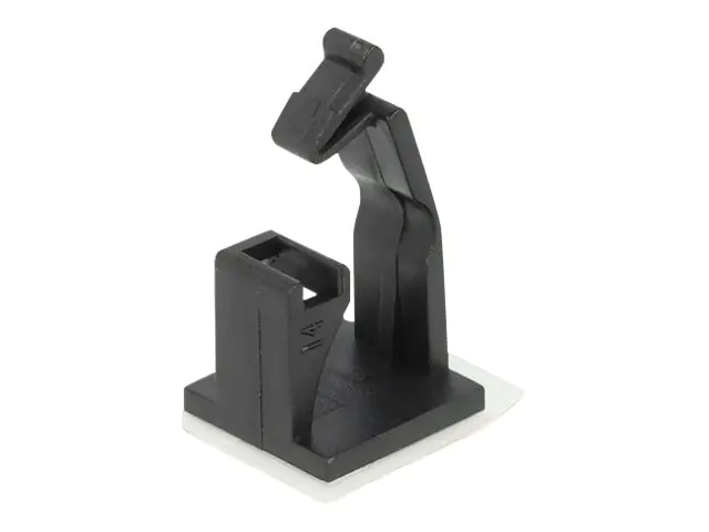 Delock - Kabelhalter - Schwarz (Packung mit 10)