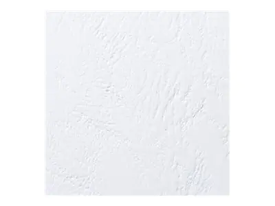 GBC Einbanddeckel LeatherGrain CE040070 DIN A4 weiß 100 St./Pack.