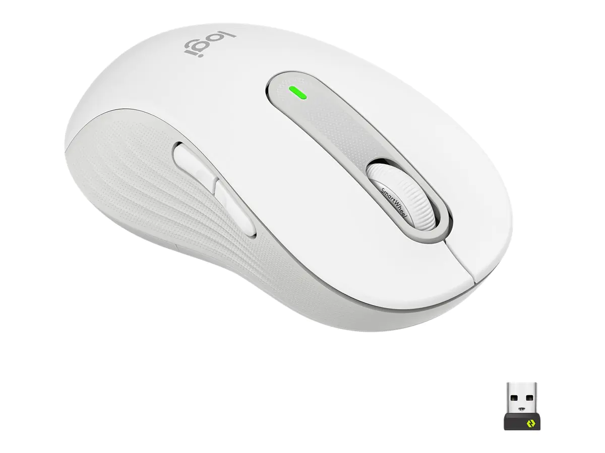 Logitech Signature M650 Large - Maus - Größe L - optisch - 5 Tasten - kabellos - 2.4 GHz, Bluetooth - Logitech Logi Bolt USB-Receiver - Off-White Logitech Signature M650 Large - Maus - Größe L - optisch - 5 Tasten - kabellos - 2.4 GHz, Bluetooth - Logitech Logi Bolt USB-Receiver - Off-White