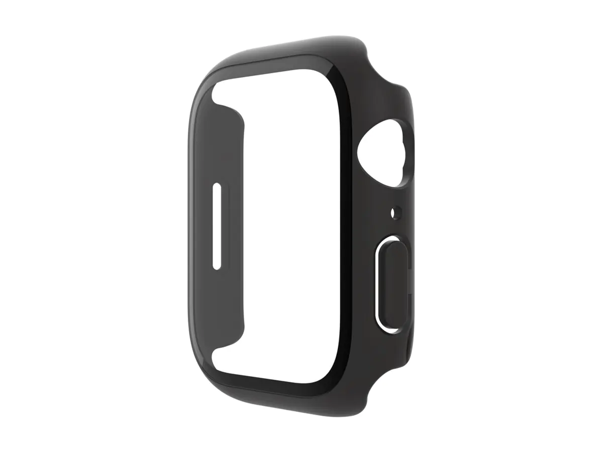 Belkin SCREENFORCE TemperedCurve - Stoßstange für Smartwatch - 2-in-1 - Polycarbonat, gehärtetes Glas (9H) - Schwarz