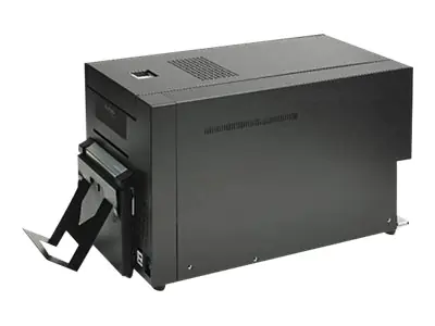 Zebra ZC10L - Plastikkartendrucker - Farbe - Thermosublimation - 140 x 88 mm - 300 dpi - bis zu 410 Karten/Stunde (einfarbig)/ bis zu 195 Karten/Stunde (Farbe) - Kapazität: 200 Karten - USB 2.0