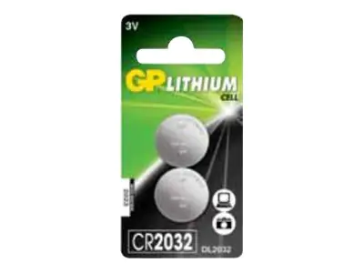 GP Lithium Coin - Batterie 2 x CR2032 - Li - 220 mAh