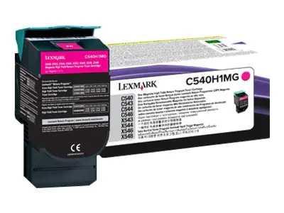 Lexmark - Hohe Ergiebigkeit - Magenta - Original - Tonerpatrone LCCP, LRP - für Lexmark C540, C543, C544, C546, X543, X544, X546, X548
