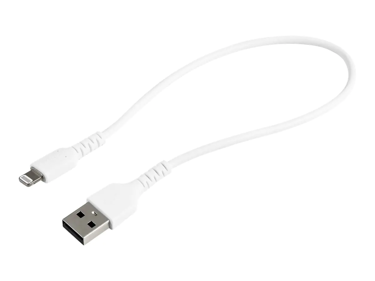 StarTech.com Lightning-Kabel - Lightning (M) bis USB-A (M) - 30 cm - Weiß - RUSBLTMM30CMW