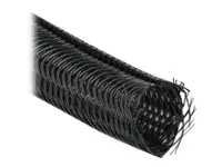 Delock Braided Sleeving self-closing - Geflechtschlauch - 2 m - Schwarz