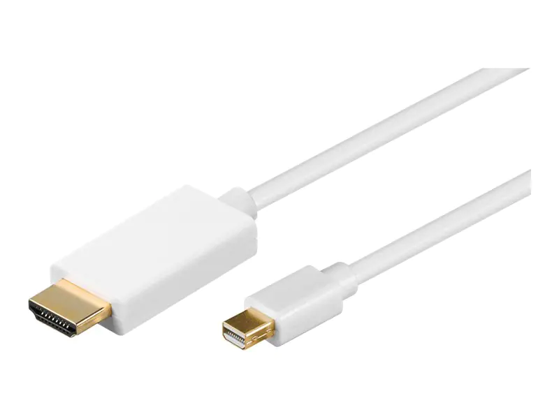 goobay - Adapterkabel - Mini DisplayPort männlich zu HDMI männlich - 2 m - weiß