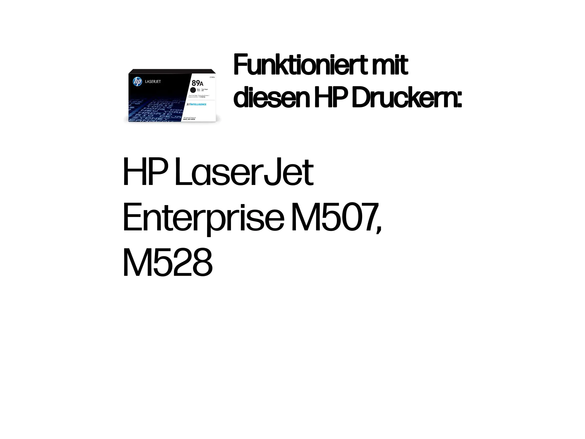 HP 89A - Schwarz - original - LaserJet - Tonerpatrone (CF289A)