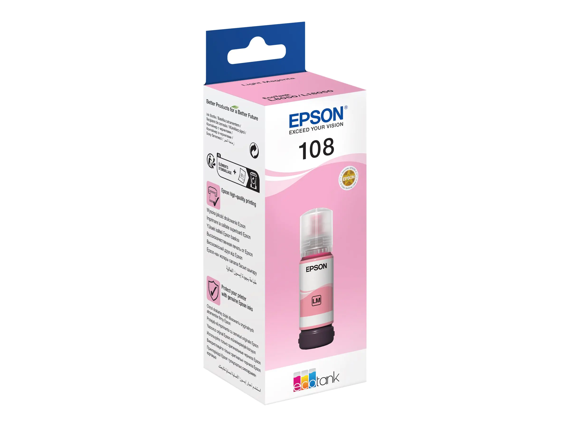 Epson EcoTank 108 - 70 ml - hellmagentafarben C13T09C64A