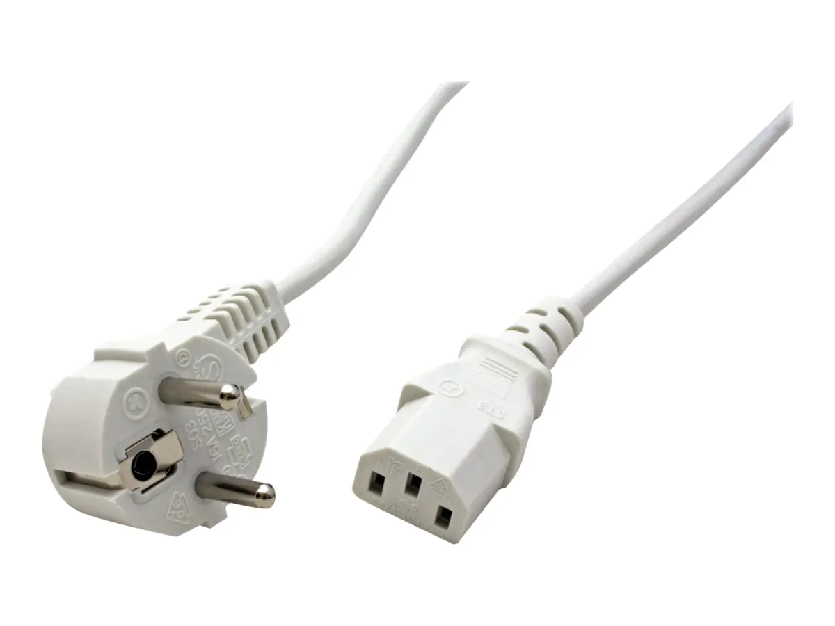 VALUE Stromkabel - power CEE 7/7 gewinkelt 19.99.1016
