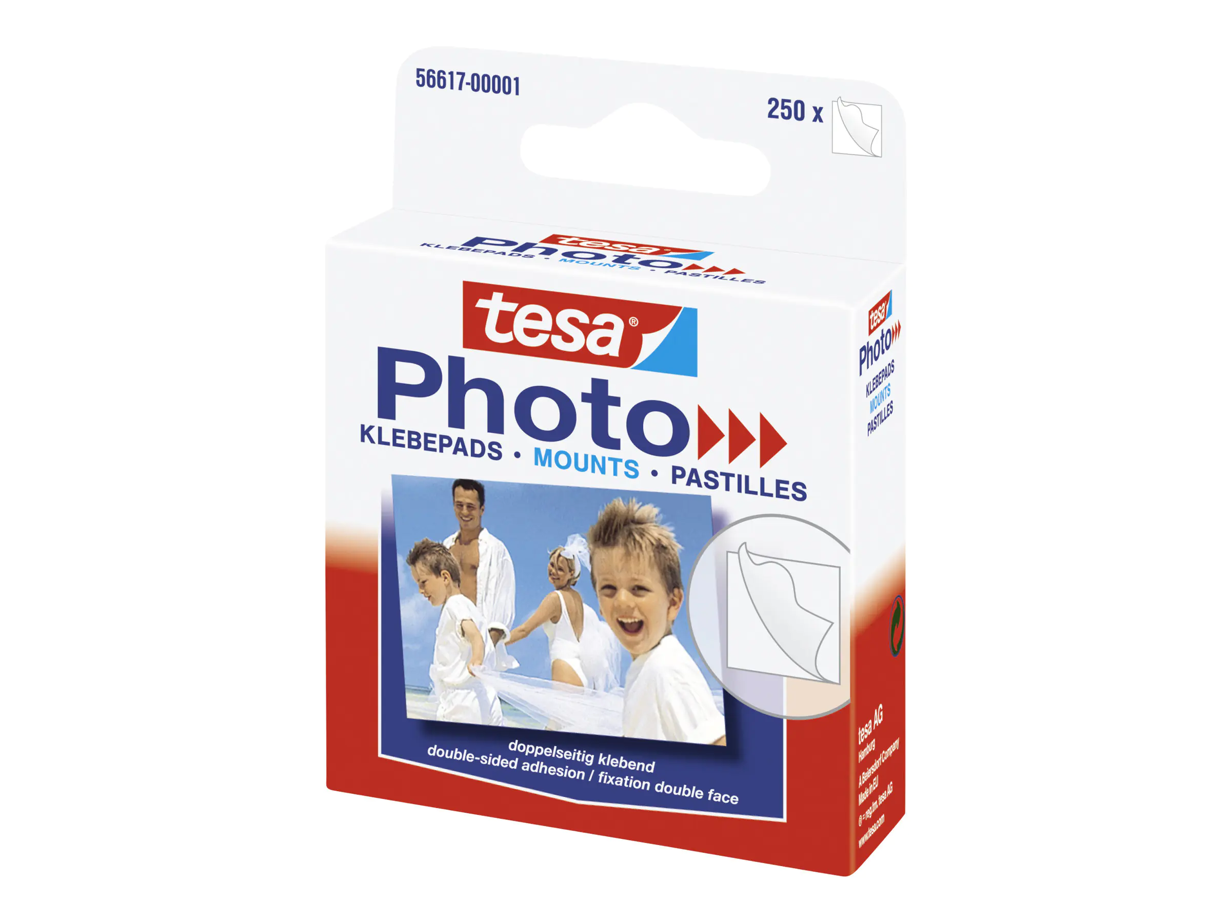 tesa Klebepad Photo 56617-00001 12x13mm weiß 250 St./Pack