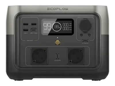 Ecoflow RIVER 2 Max - Tragbares kraftwerk - AC 220-240/ DC 11-50/12/24 V ZMR610-B-EU