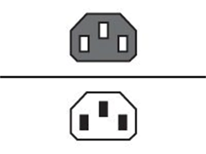 Roline - Stromkabel - IEC 60320 C13 zu IEC 60320 C14 - Wechselstrom 250 V - 10 A - 1.8 m - Schwarz