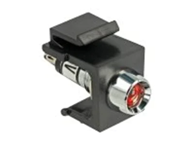 DeLOCK LED - Keystone Jack - Schwarz