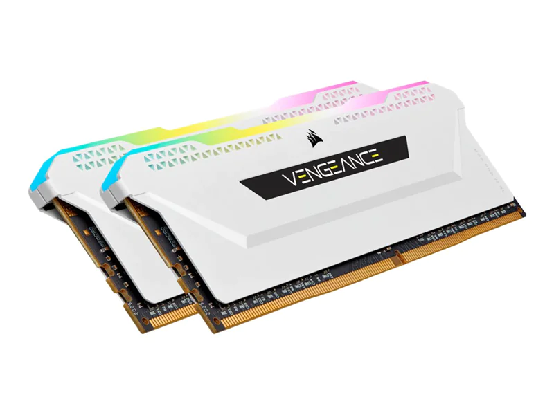 CORSAIR Vengeance RGB PRO SL - DDR4 - Kit - 32 GB: 2 x 16 GB - DIMM 288-PIN - 3200 MHz / PC4-25600 - CL16 - 1.35 V - ungepuffert - non-ECC - weiß