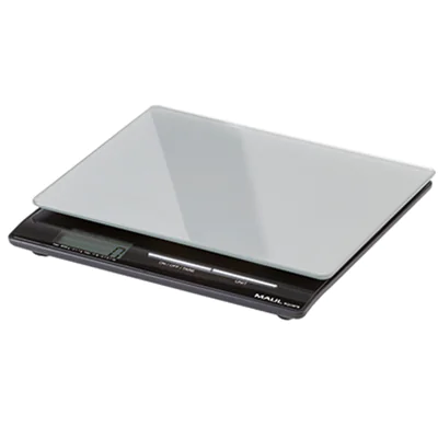 MAUL Briefwaage MAULsquare 2 g - 5kg ohne Netzanschluss silber/schwarz MAUL Briefwaage MAULsquare 2 g - 5kg ohne Netzanschluss silber/schwarz