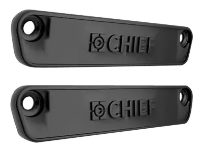 Chief Fusion Horizontal Row End Cap - Black - Montagekomponente (Abschlusskappen)