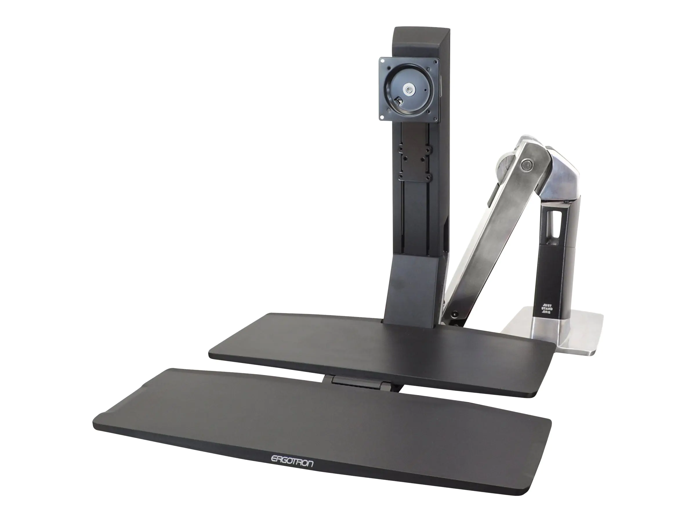Ergotron WorkFit-A Single LD Workstation With Worksurface 24-317-026
