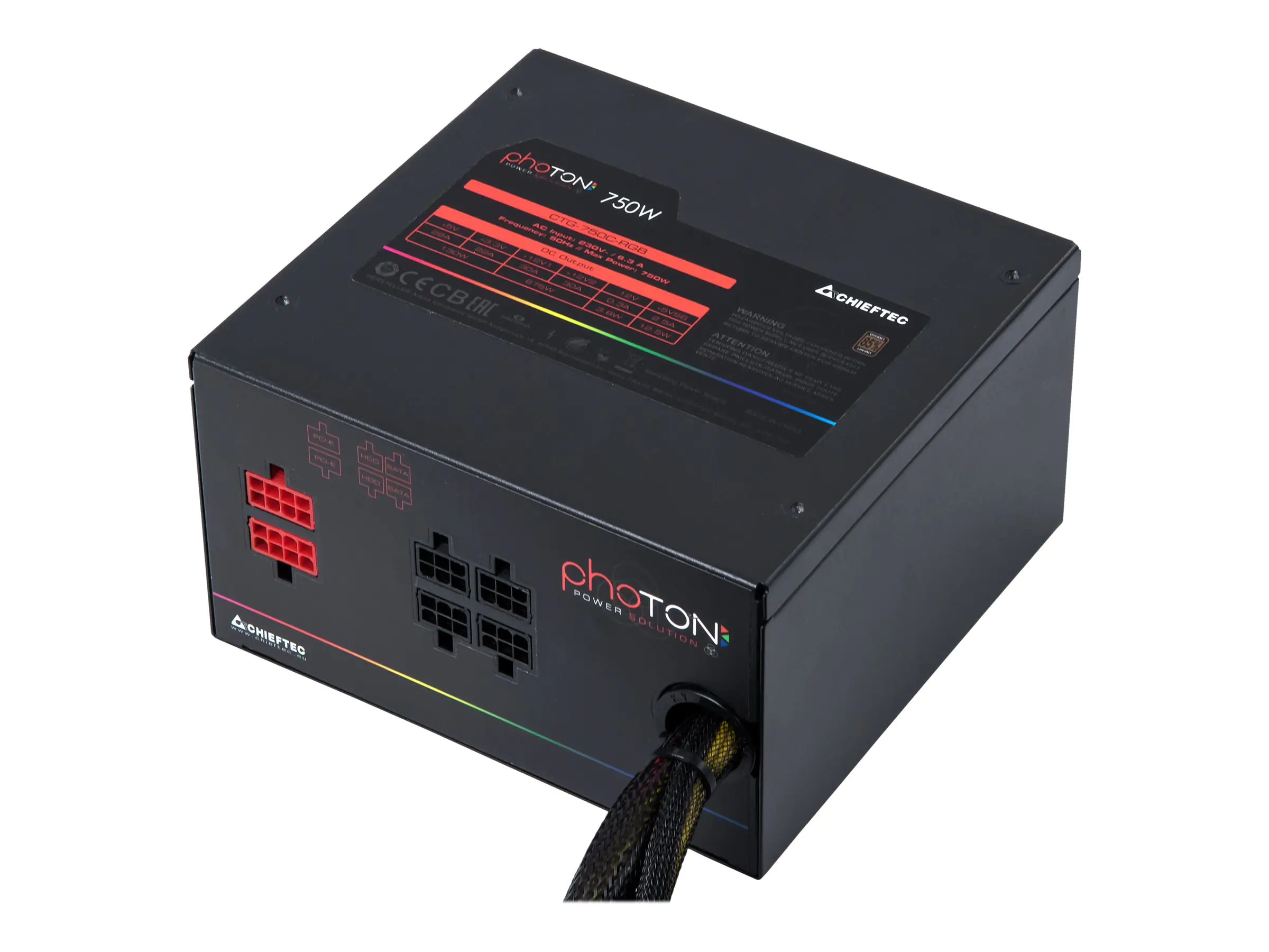 Chieftec Photon Series CTG-750C-RGB - Netzteil (intern)