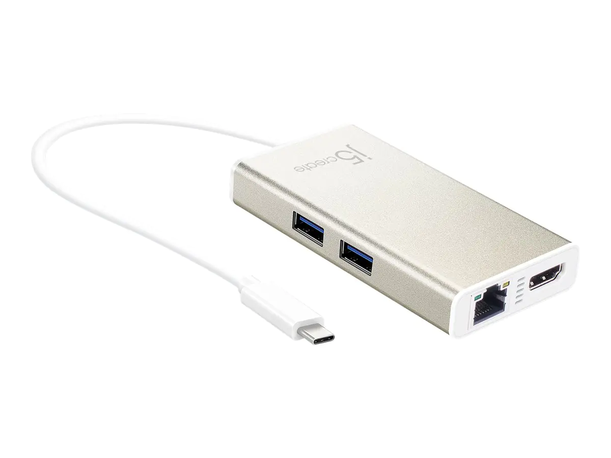J5Create JCA374 - Dockingstation - USB-C 3.1 - HDMI - 1GbE