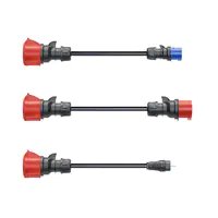 go-e Adapterset Gemini flex 22 kW, Schwarz, Gerade, Gerade, 16 A, 530 g, 3 Stück(e) CH-04-07
