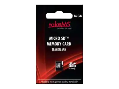 TakeMS Flash-Speicherkarte - 16 GB - Class 4