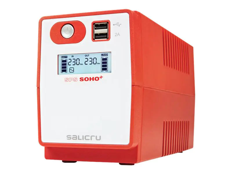 SALICRU SPS SOHO+ SPS.650.SOHO+ - USV - Wechselstrom 230 V - 360 Watt - 650 VA - USB - Ausgangsanschlüsse: 2