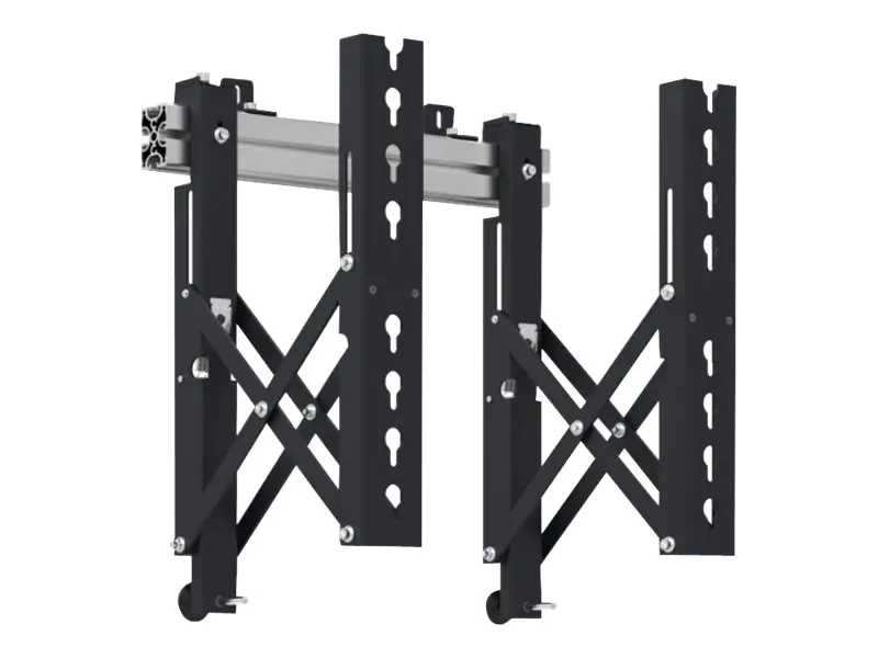 Neovo VWM-02 - Montagekomponente (2 Montagearme) - für Videoleinwand - Stahl - Schwarz - Bildschirmgröße: 107-165 cm (42"-65") - Montageschnittstelle: bis zu 400 x 400 mm - Wandmontage