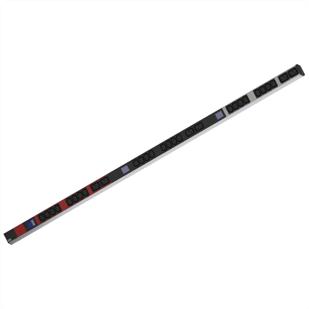 Bachmann BlueNet BN0500 - Stromverteilungseinheit - Wechselstrom 400 V - Ausgangsanschlüsse: 30 (24 x IEC 60320 C13, 6 x IEC 60320 C19) 800.2400