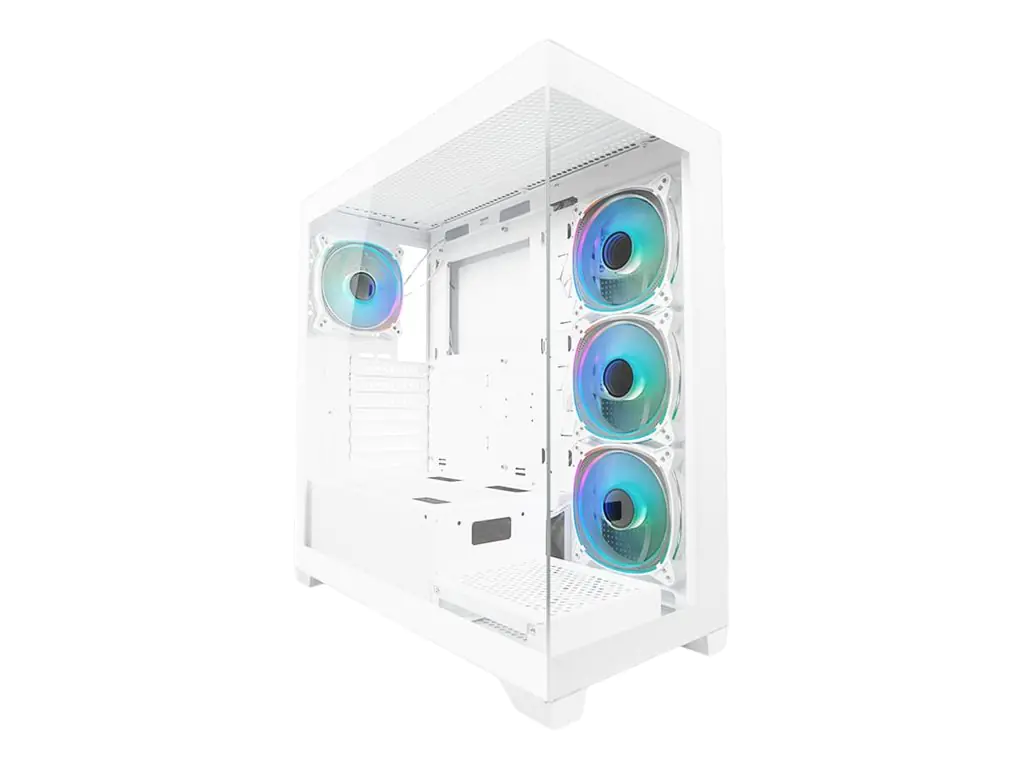 LC-Power Gehäuse Gaming LC-715W-ON Seamless_Pale_X ATX Gaming 715W - Gehäuse