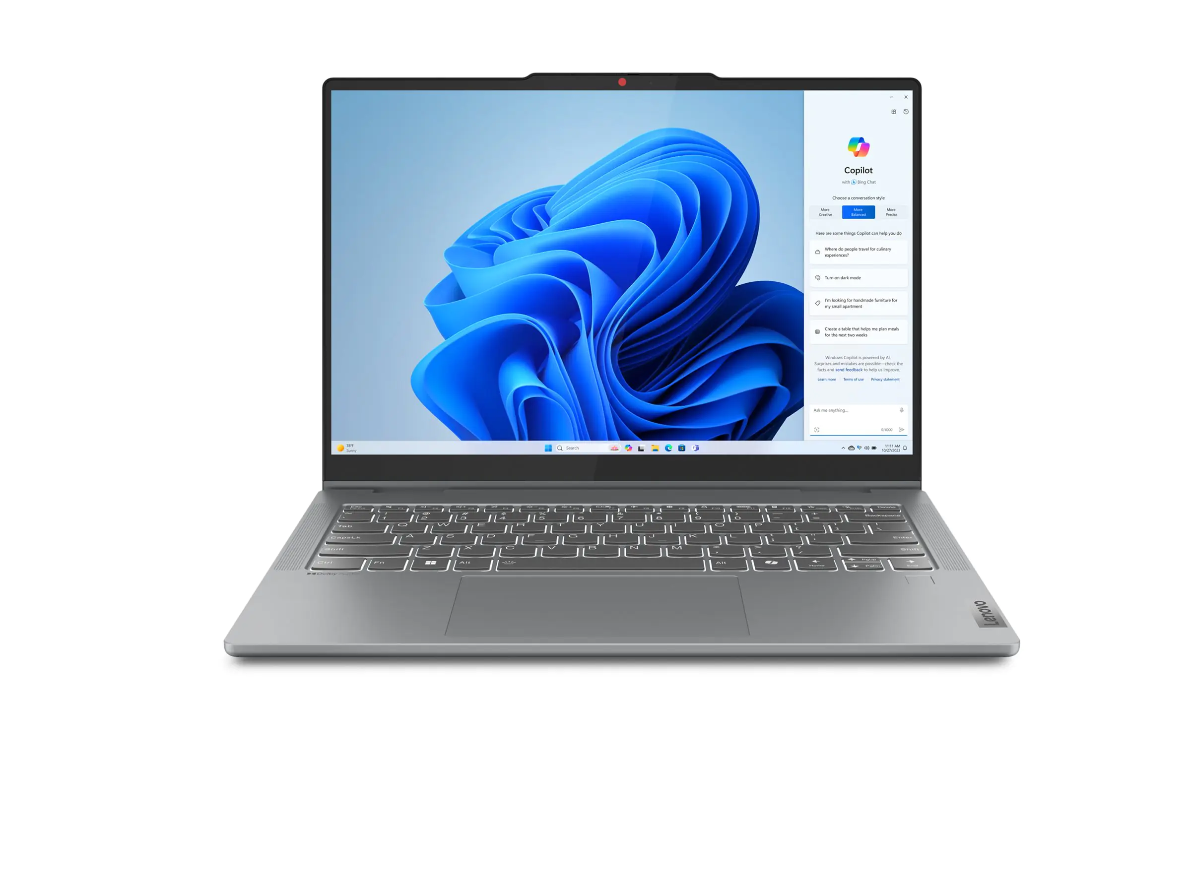 Lenovo IP5 2in1 14IRH9 Intel Core i7-13620H 35.56cm 14Zoll WUXGA 16GB UMA W11H LUNA GREY - Cor
