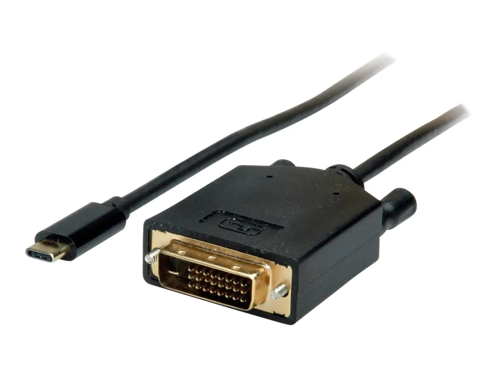 VALUE - Externer Videoadapter - USB-C 3.1 - DVI - Schwarz