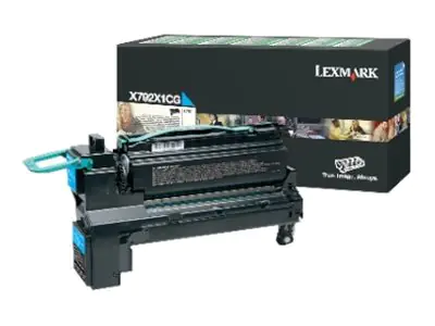 Lexmark - Besonders hohe Ergiebigkeit - Cyan - Original - Tonerpatrone LCCP, LRP - für Lexmark X792de, X792dte, X792dtfe, X792dtme, X792dtpe, X792dtse