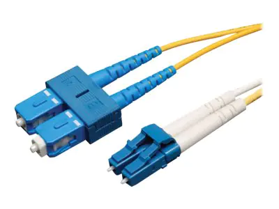 Tripp 10M Duplex Singlemode 9/125 Fiber Optic Patch Cable LC/SC 33' 33ft 10 Meter - Patch-Kabel