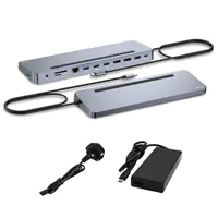 i-Tec 11-in-1 - Dockingstation - für Laptop, Tablet - USB-C / USB4 / Thunderbolt 3 / Thunderbolt 4 - 11-slot - 2 x DP, HDMI - 1GbE - 100 Watt i-Tec 11-in-1 - Dockingstation - für Laptop, Tablet - USB-C / USB4 / Thunderbolt 3 / Thunderbolt 4 - 11-slot - 2 x DP, HDMI - 1GbE - 100 Watt