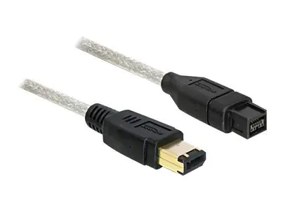 Delock - IEEE 1394-Kabel - FireWire 800 (M) zu FireWire, 6-polig (M) - 3 m