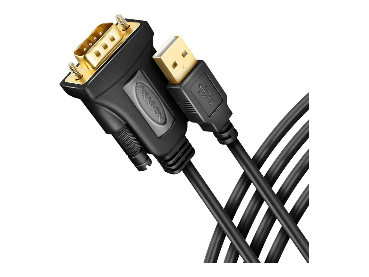 AXAGON *ADS-1PQN Adapter FTDI USB 2.0> RS - Adapter - Digital/Daten