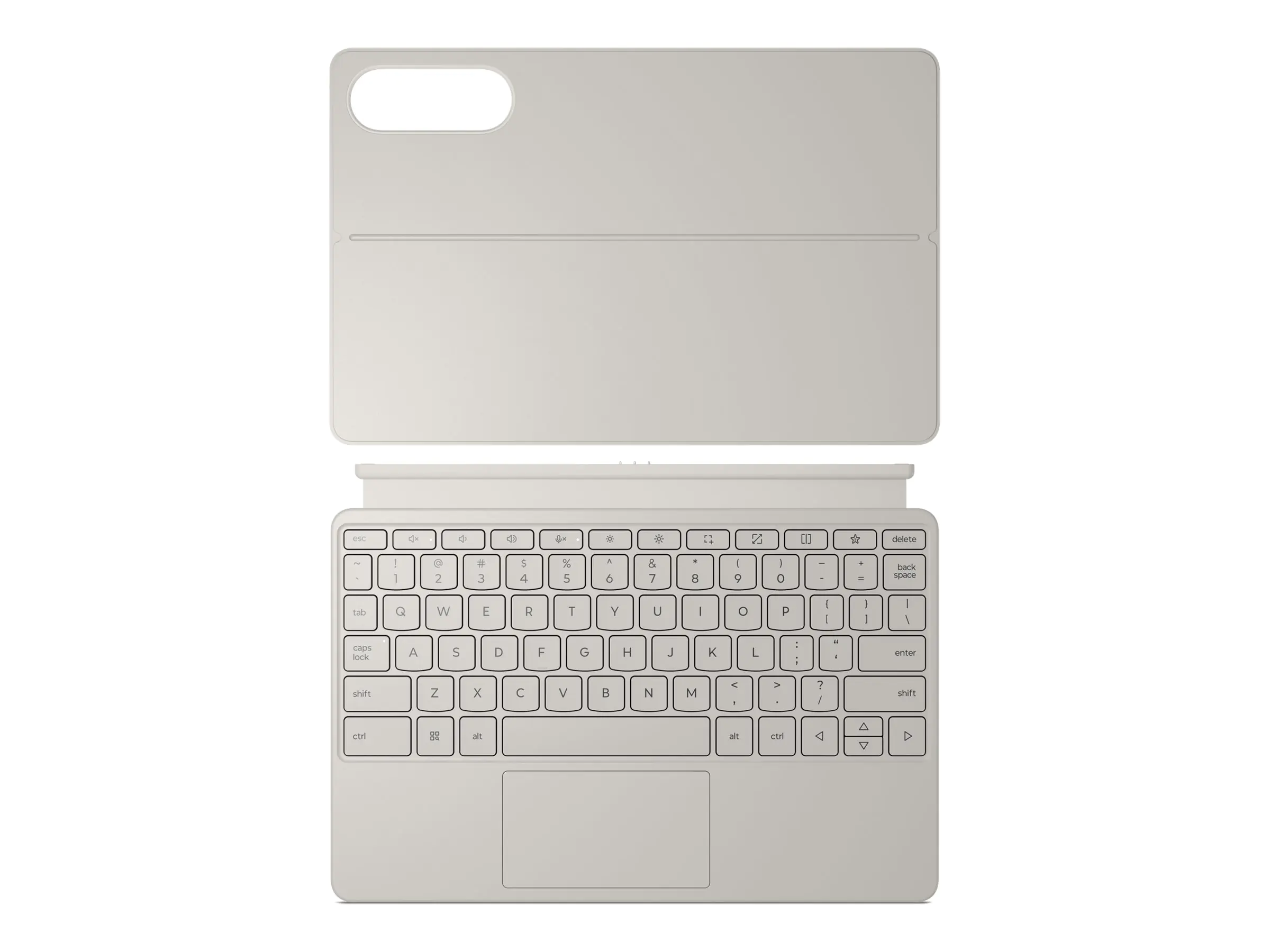 Lenovo Tastatur und Foliohülle (Cover hinten)