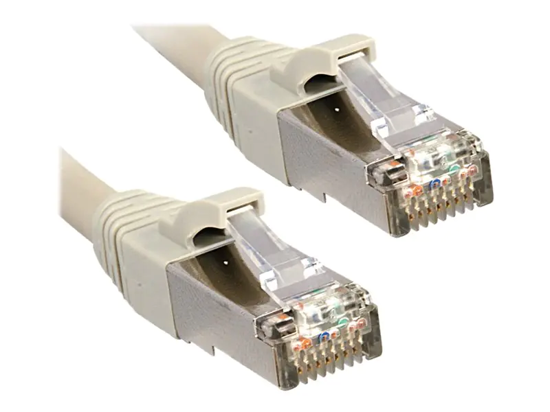 Lindy - Patch-Kabel - RJ-45 (M) zu RJ-45 (M) - 30 cm - SFTP, PiMF - CAT 6a - halogenfrei, geformt, ohne Haken - Grau Lindy - Patch-Kabel - RJ-45 (M) zu RJ-45 (M) - 30 cm - SFTP, PiMF - CAT 6a - halogenfrei, geformt, ohne Haken - Grau