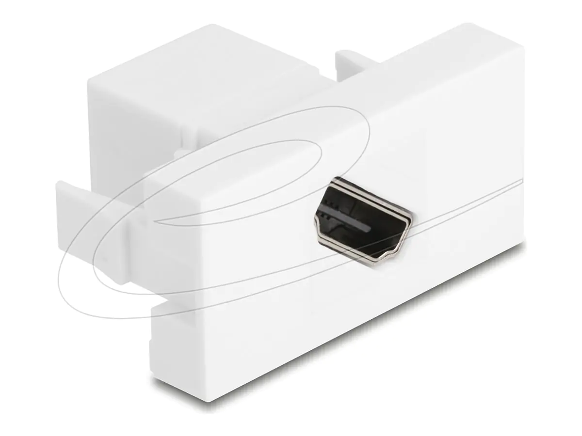 Delock Easy 45 - Einrastmodul - diagonal, 8K