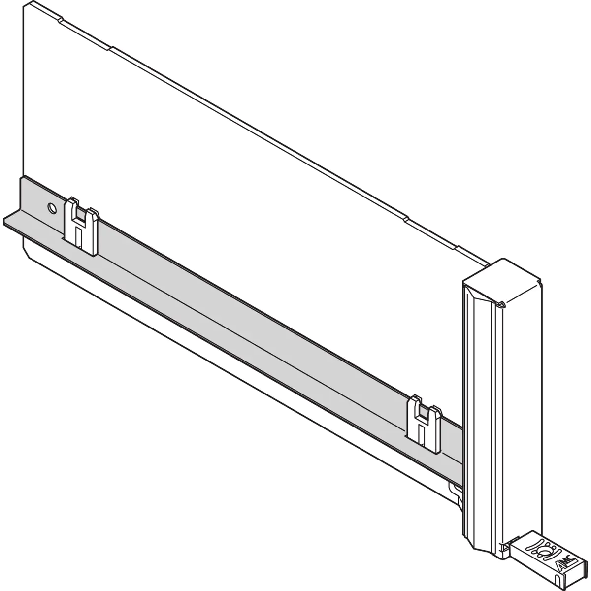 Schroff AIR BAFFLE ECO FILLER FS 10X
